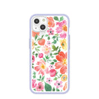 Clear Prairie Florals iPhone 13 Case With Lavender Ridge