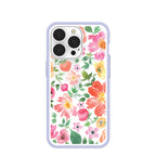 Clear Prairie Florals iPhone 13 Pro Case With Lavender Ridge