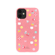 Coque Pretty Picnic rose bonbon pour iPhone 11
