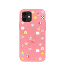 Coque Pretty Picnic rose bonbon pour iPhone 12/iPhone 12 Pro
