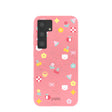 Coque Pretty Picnic rose bonbon pour Samsung Galaxy S24