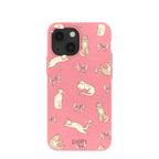 Bubblegum Pink Purrfection iPhone 13 Mini Case