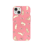Bubblegum Pink Purrfection iPhone 14 Case