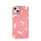 Bubblegum Pink Purrfection iPhone 15 Plus Case