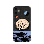 Black Retro Moon iPhone 11 Case