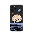 Coque noire rétro lune pour iPhone 12 Pro Max