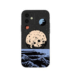 Black Retro Moon iPhone 12/ iPhone 12 Pro Case