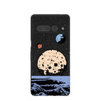 Black Retro Moon Google Pixel 7 Pro Case