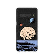 Coque noire rétro lune pour Google Pixel 7 Pro