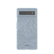 Coque Google Pixel 6a Bleu Poudre Rocheuses