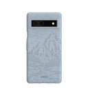 Coque Google Pixel 7a Bleu Poudre Rocheuses