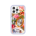 Clear Romanticized iPhone 14 Pro Case With Lavender Ridge