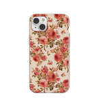 Seashell Rose Garden iPhone 14 Plus Case