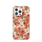 Seashell Rose Garden iPhone 14 Pro Case