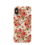 Seashell Rose Garden iPhone X Case