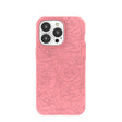 Coque iPhone 13 Pro Rosettes rose bonbon
