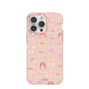 Seashell Rosy Bows iPhone 14 Pro Max Case