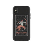 Black Sagittarius iPhone X Case
