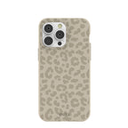 London Fog Sand Leopard iPhone 14 Pro Max Case