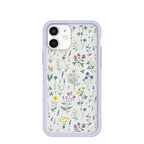 Clear Shadow Blooms iPhone 12/ iPhone 12 Pro Case With Lavender Ridge