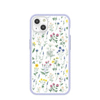 Clear Shadow Blooms iPhone 13 Case With Lavender Ridge