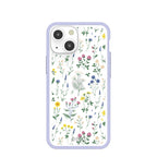 Clear Shadow Blooms iPhone 13 Mini Case With Lavender Ridge