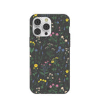 Black Shadow Blooms iPhone 14 Pro Max Case