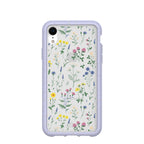 Clear Shadow Blooms iPhone XR Case With Lavender Ridge