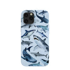 Powder Blue Sharks iPhone 12 Pro Max Case