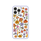 Clear Shrooms and Blooms iPhone 13 Pro Max Case With Lavender Ridge