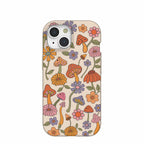 Seashell Shrooms and Blooms iPhone 15 Case