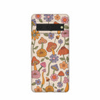 Seashell Shrooms and Blooms Google Pixel 7 Case