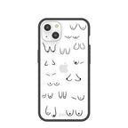 Clear Sister iPhone 13 Case With Black Ridge