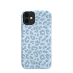 Powder Blue Sky Leopard iPhone 11 Case
