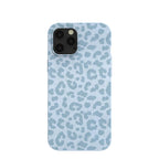 Powder Blue Sky Leopard iPhone 12 Pro Max Case