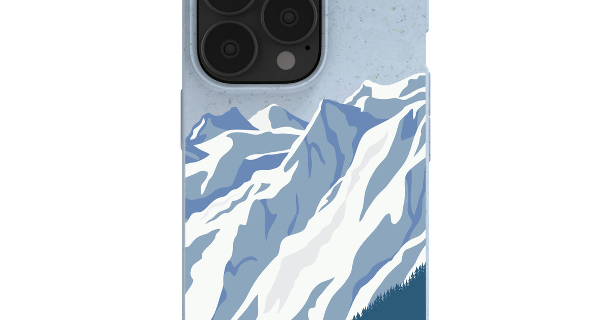 Powder Blue Slopes Calling iPhone 13 Pro Case – Pela Case
