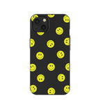 Black Smiley iPhone 13 Case
