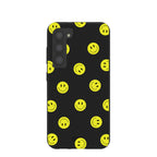 Black Smiley Samsung Galaxy S23 Case