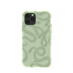 Sage Green Snaky iPhone 11 Pro Case