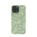 Sage Green Snaky iPhone 13 Pro Max Case