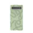 Coque Sage Green Snaky pour Google Pixel 6a