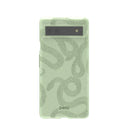 Coque Sage Green Snaky pour Google Pixel 6a