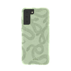 Sage Green Snaky Samsung Galaxy S21+(Plus) Case