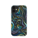 Coque iPhone 11 Black Space Waves