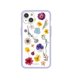 Clear Springtime iPhone 14 Case With Lavender Ridge