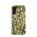 Coque Samsung Galaxy S21 Motif coquillages et cactus succulents