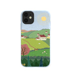 Powder Blue Sunny Countryside iPhone 11 Case