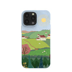 Powder Blue Sunny Countryside iPhone 13 Pro Max Case