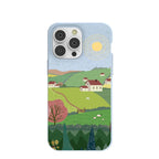 Powder Blue Sunny Countryside iPhone 14 Pro Max Case