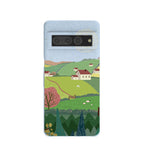 Powder Blue Sunny Countryside Google Pixel 7 Pro Case